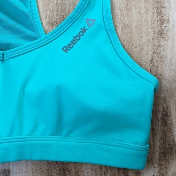 REEBOK PlayDry Racerback Sports Bra - Picture 2 of 6
